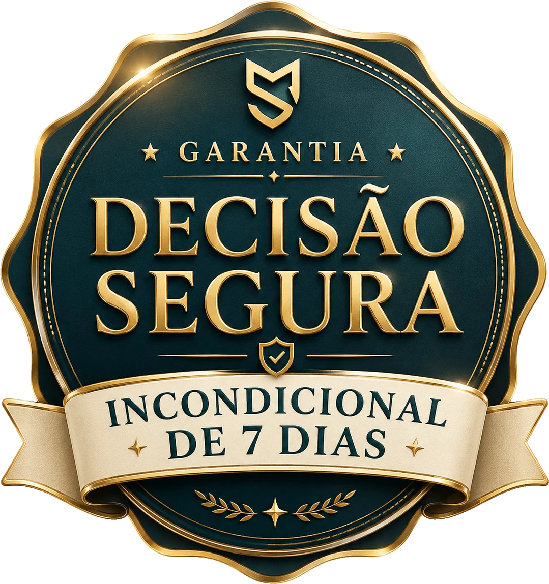 Selo Garantia Decisão Segura — 7 dias